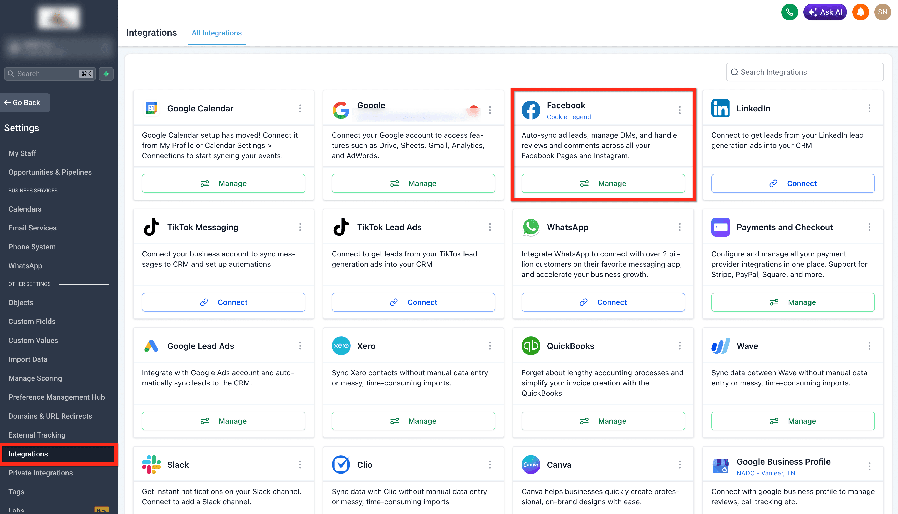 Schermata 8 — Voice AI - Guida al Consenso META Form per Outbound
