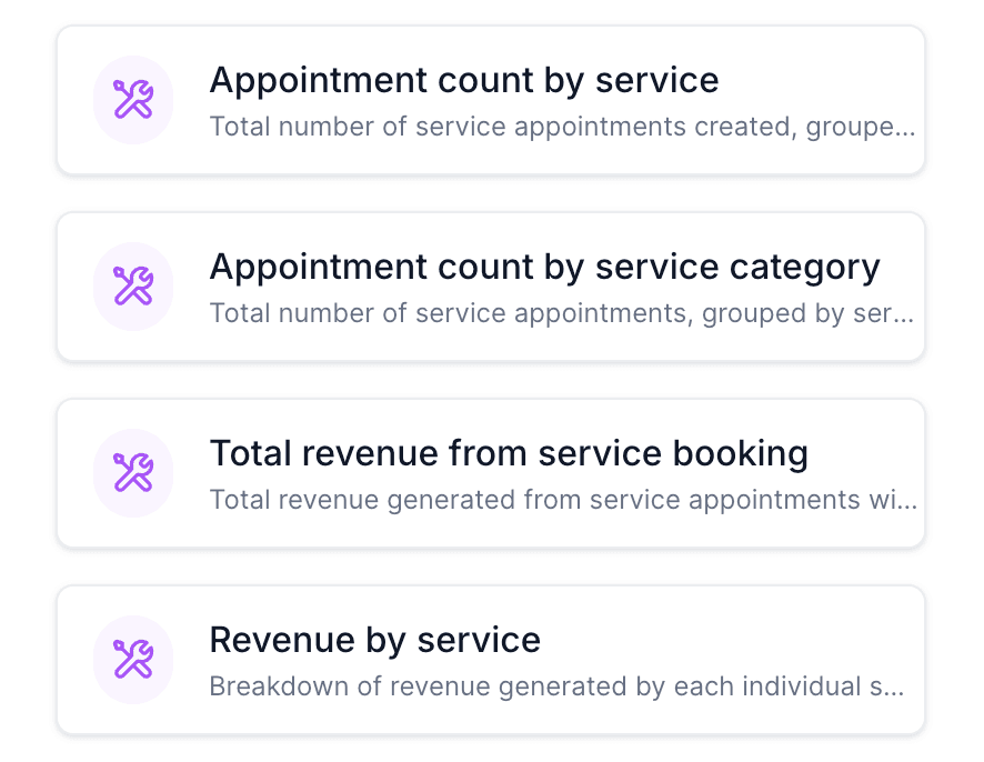 Schermata 2 — Services (v2) – Guida alla Reportistica (Migrazione dai vecchi widget)