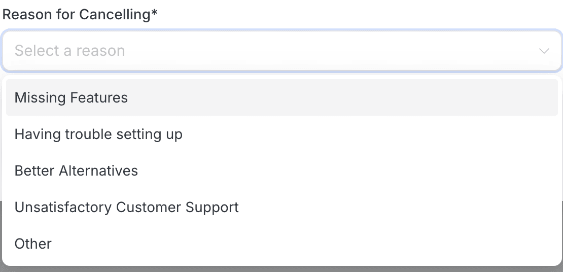 Schermata 5 — Come annullare l'abbonamento ad Ad Manager per un sub-account?