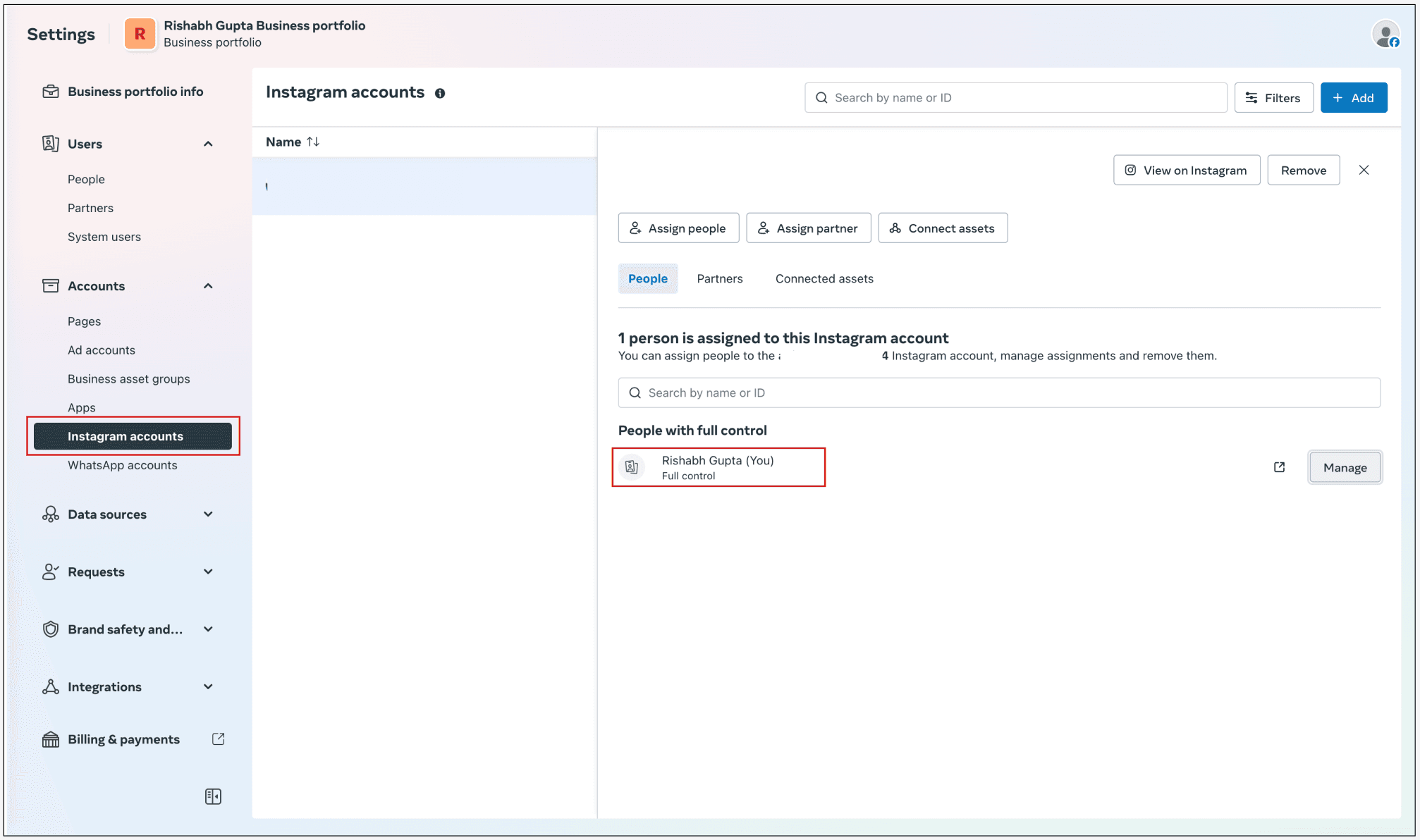 Schermata 5 — Risoluzione problemi Facebook Multi-Page