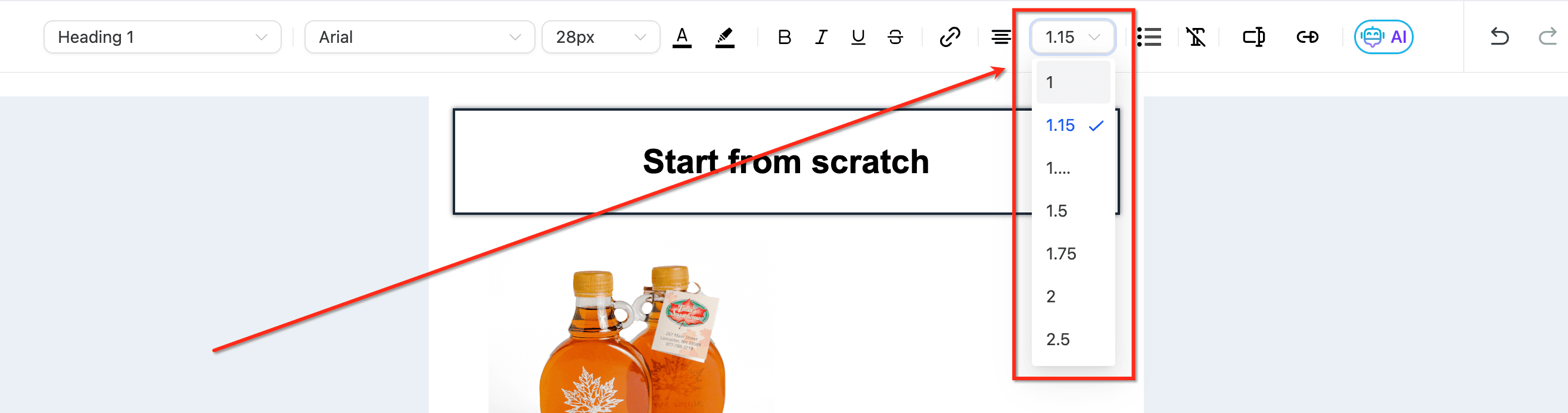 Schermata 43 — Come usare l'Email Builder e il suo Editor Inline