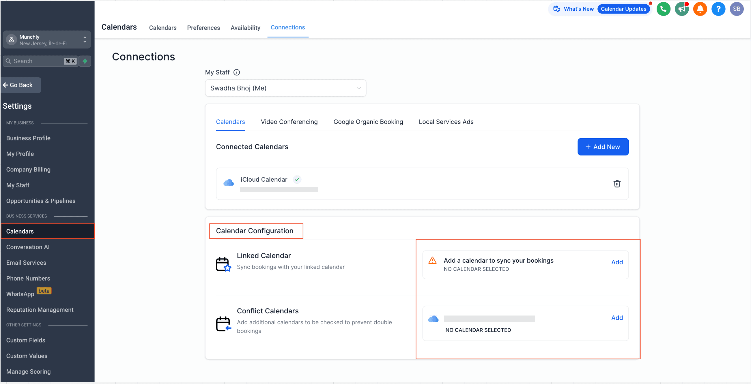 Schermata 9 — iCloud - Come integrare iCloud con i Calendari HITLEAD