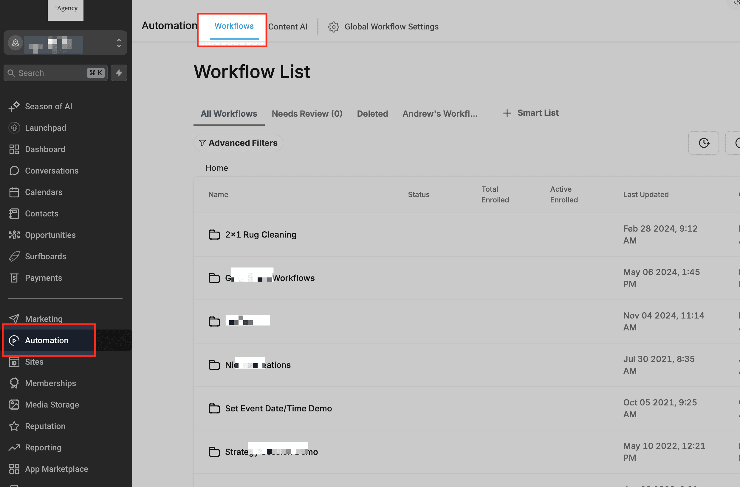 Schermata 1 — Introduzione ai Workflow e alle Automazioni