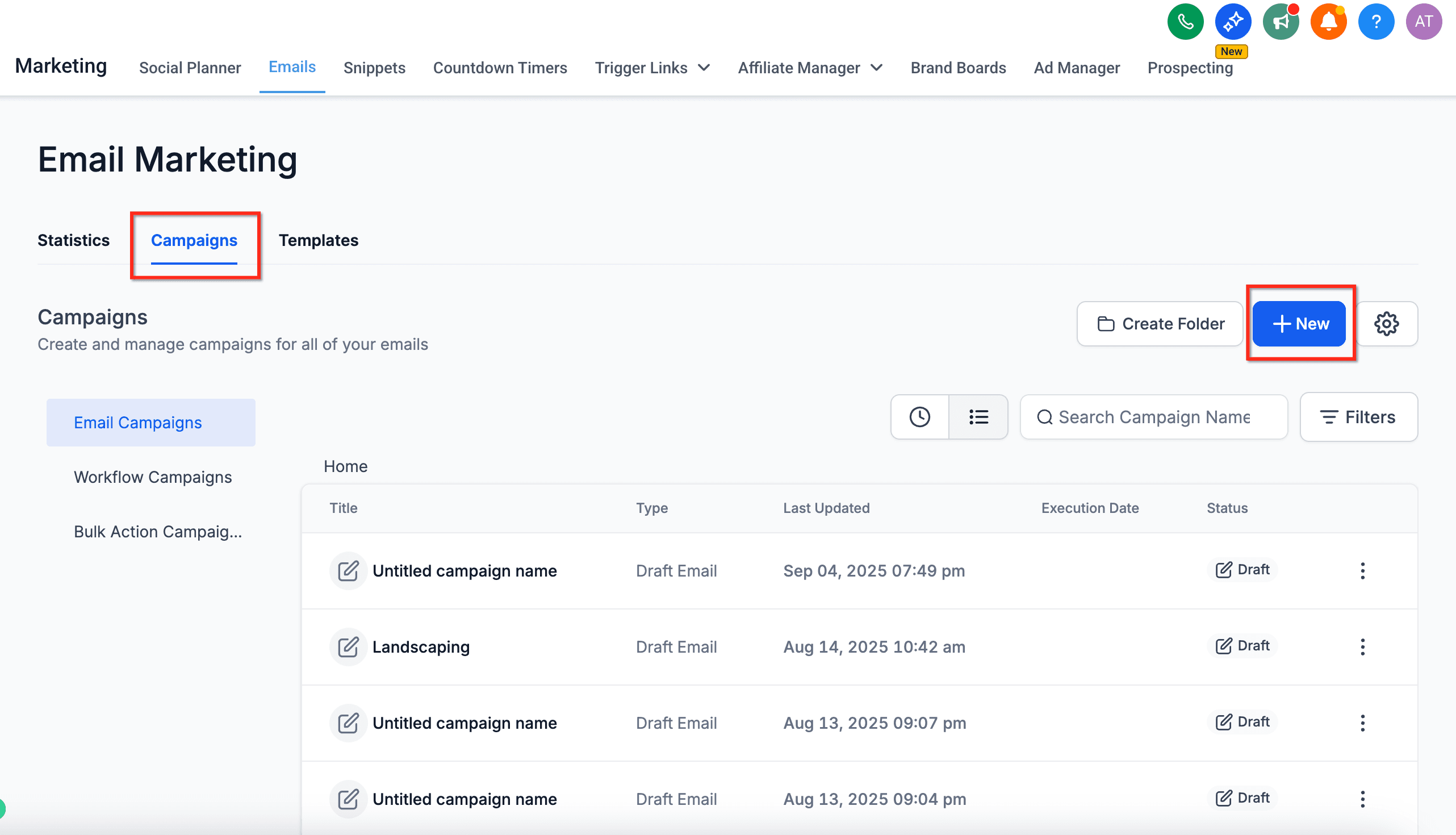 Schermata 4 — Smart Send: Campaign di Email Marketing