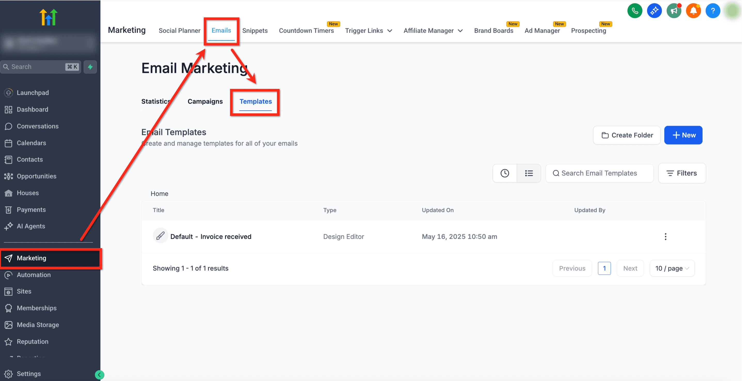Schermata 1 — Elemento Spacer nell'Email Builder