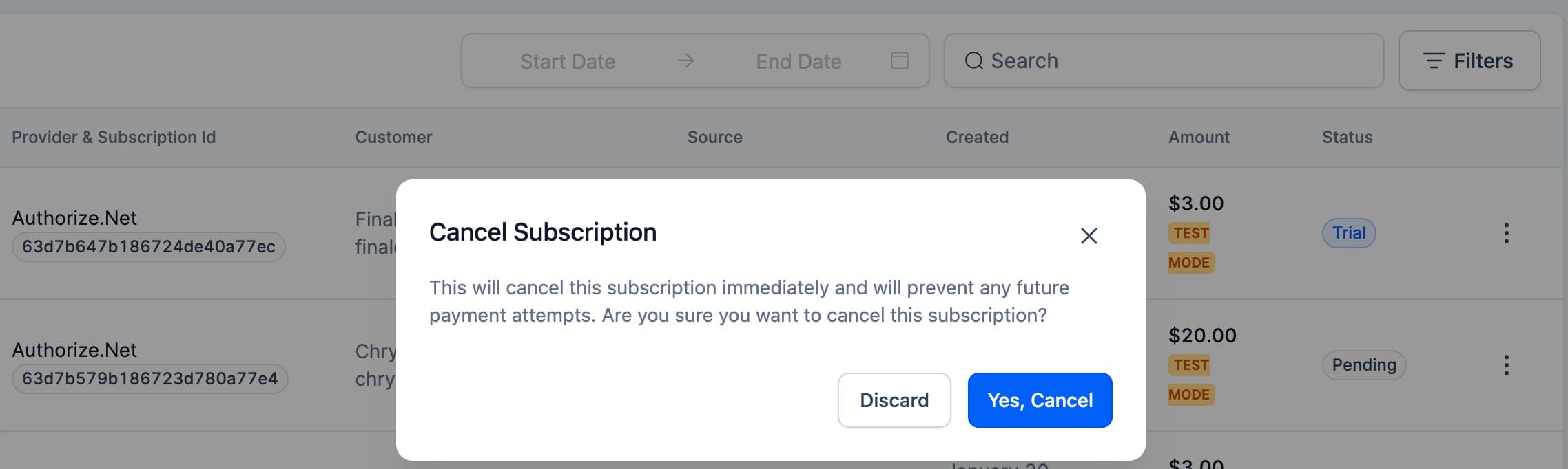 Schermata 6 — Come configurare l'integrazione NMI?
