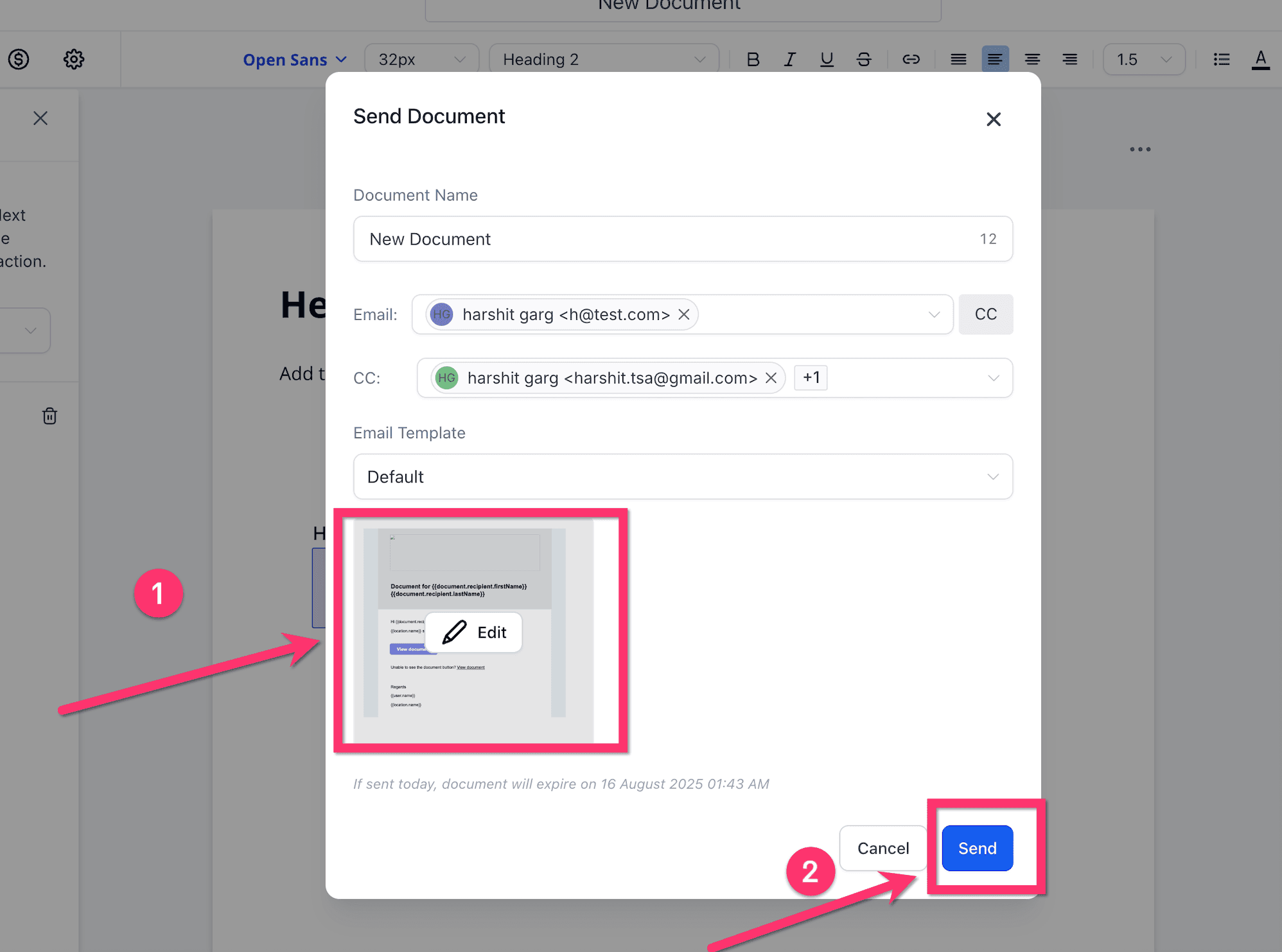 Schermata 11 — Come usare Documenti e Contratti?