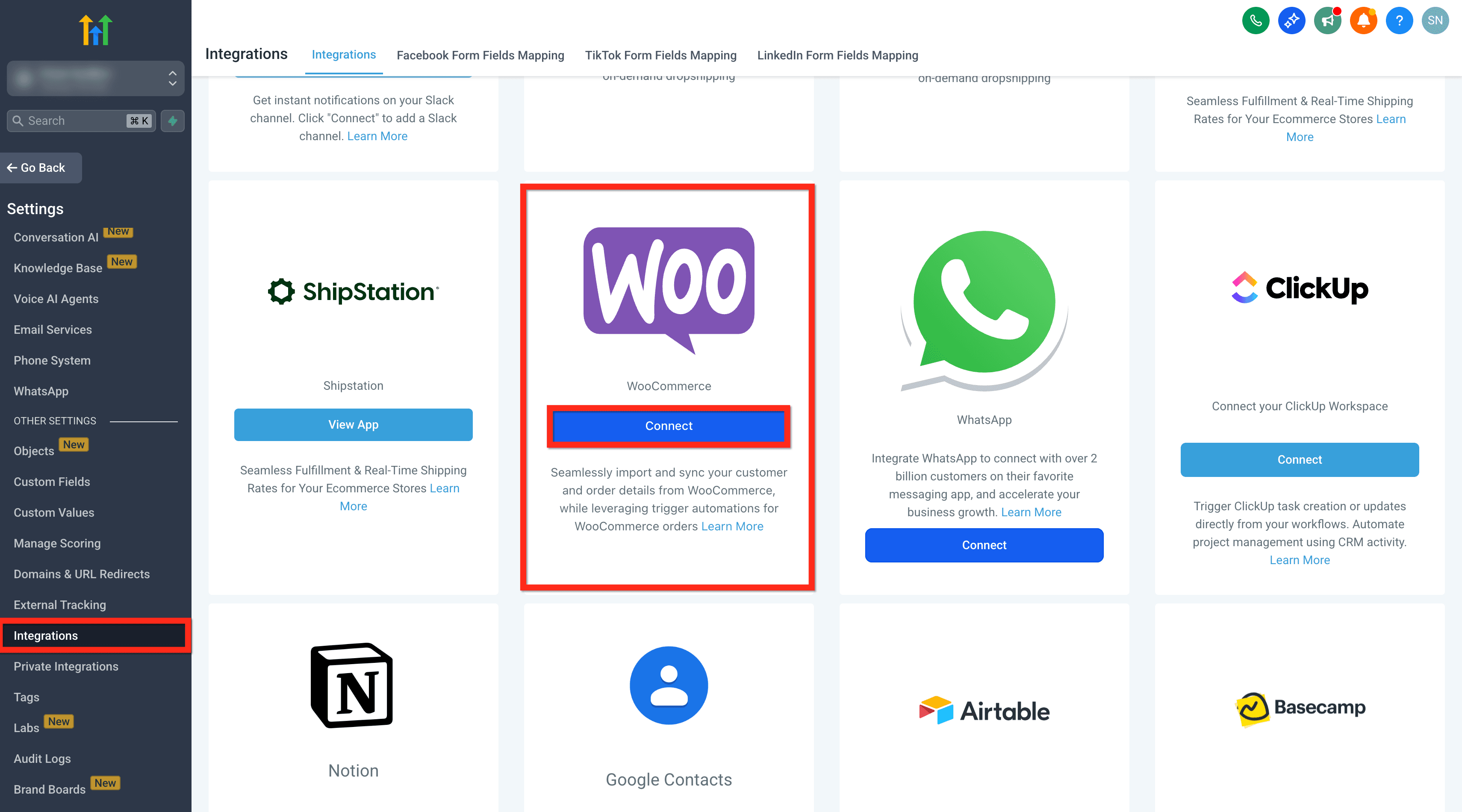 Schermata 2 — Come integrare WooCommerce con gli store e-commerce