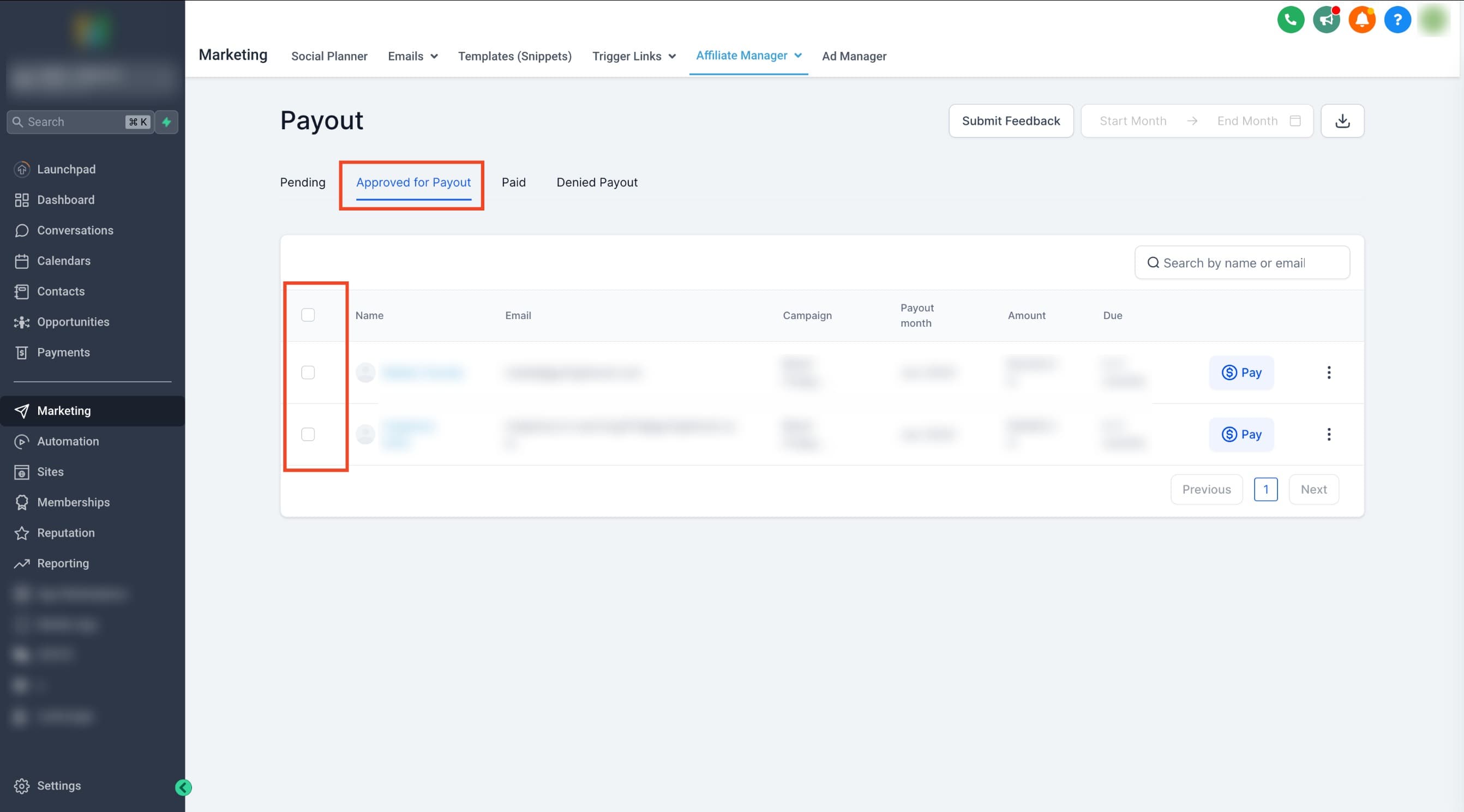 Schermata 7 — Come Configurare e Pagare gli Affiliati con i Pagamenti Automatici PayPal