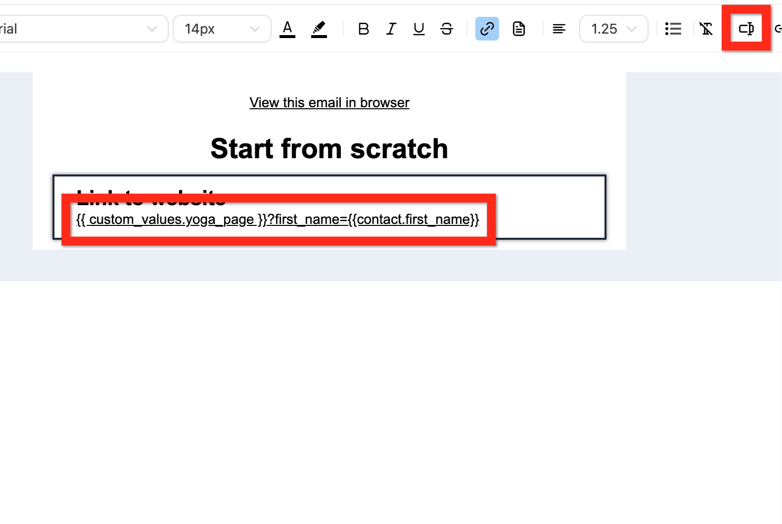 Schermata 10 — Parametri URL nei Siti Web e nei Funnel
