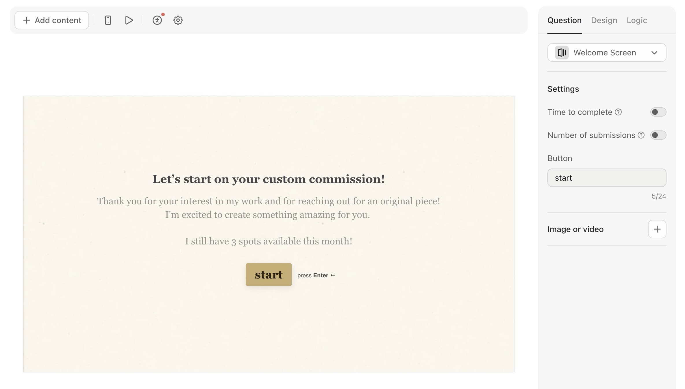 Schermata 1 — Da Typeform a HITLEAD (Guida alla Migrazione)