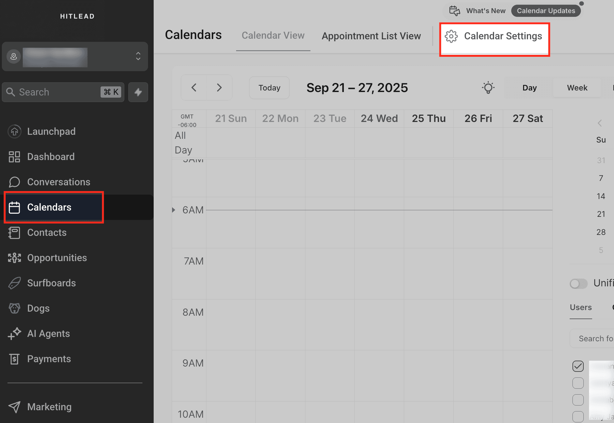 Schermata 3 — Fotografo — Guida alla Configurazione del Calendario Servizi