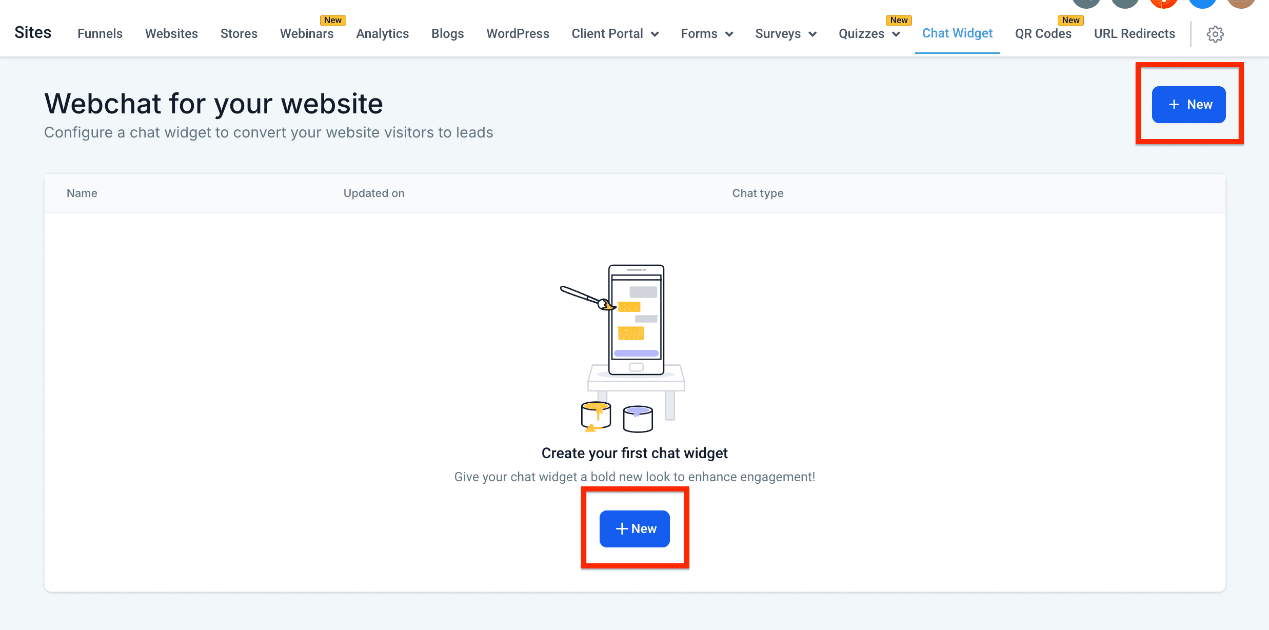 Schermata 9 — Guida introduttiva al Chat Widget