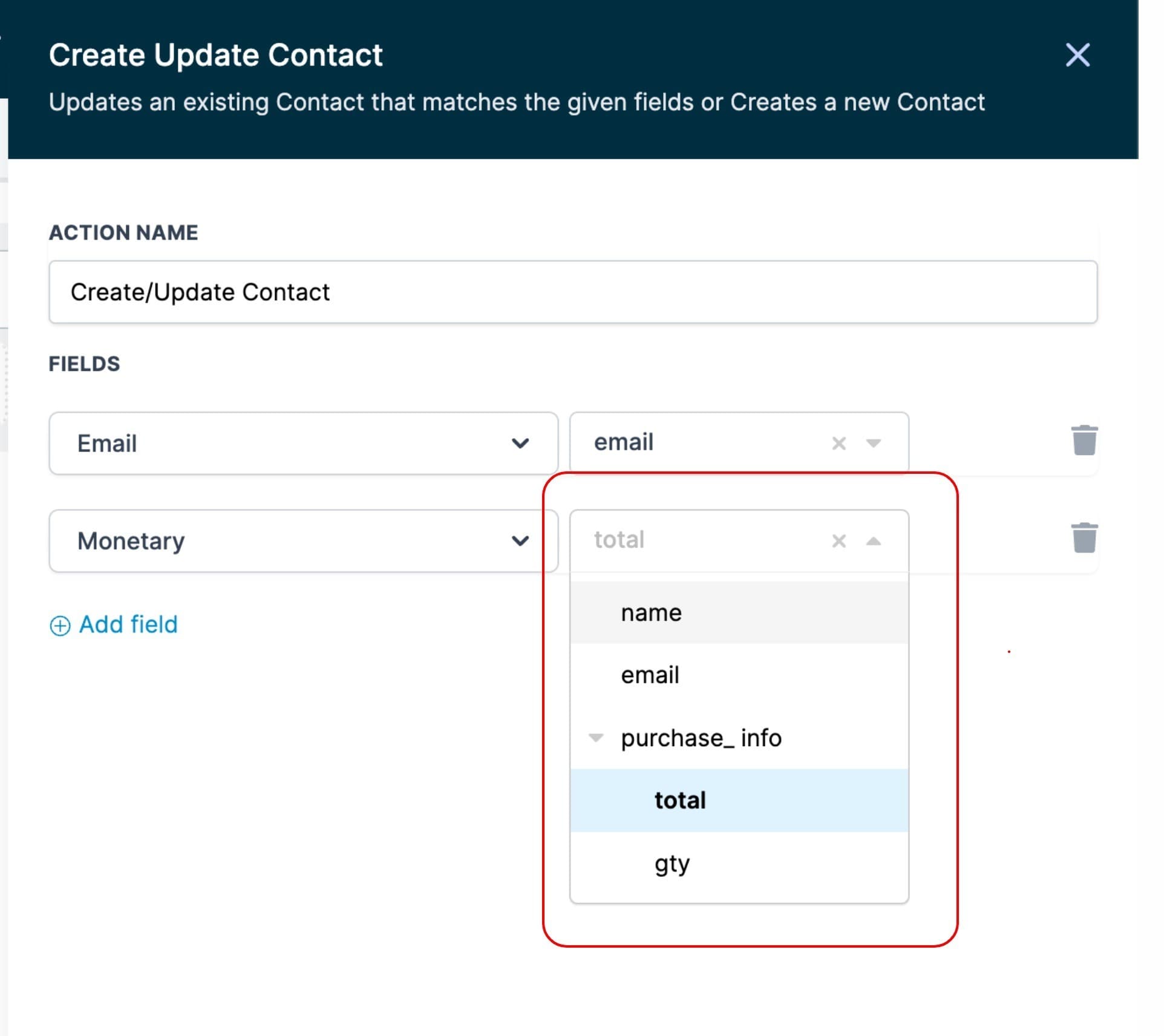 Schermata 7 — Come usare il Trigger Premium Workflow Inbound Webhook