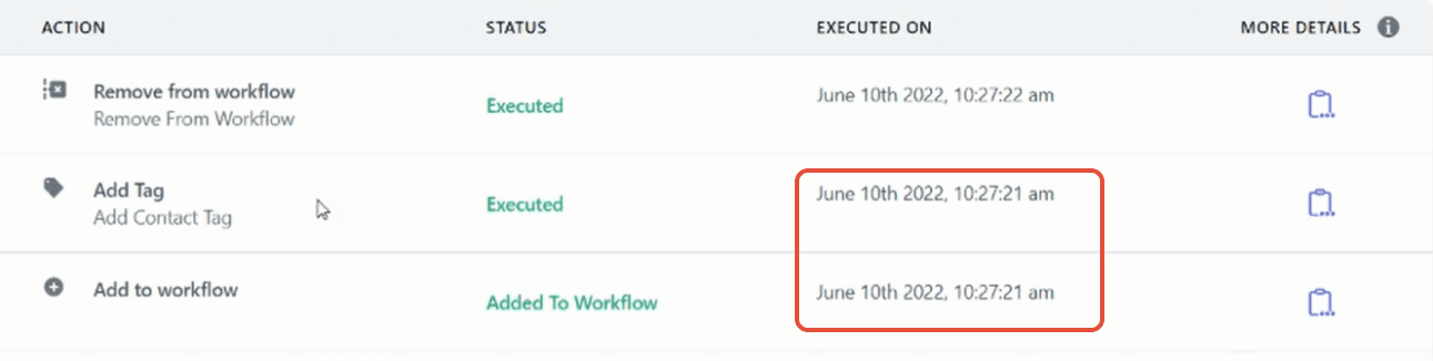 Schermata 3 — Risoluzione dei problemi nelle esecuzioni Workflow - Race Condition