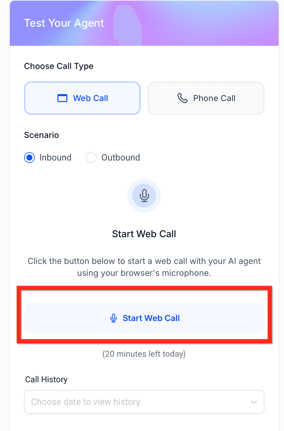 Schermata 4 — Come funzionano i saluti auto-tradotti in Voice AI
