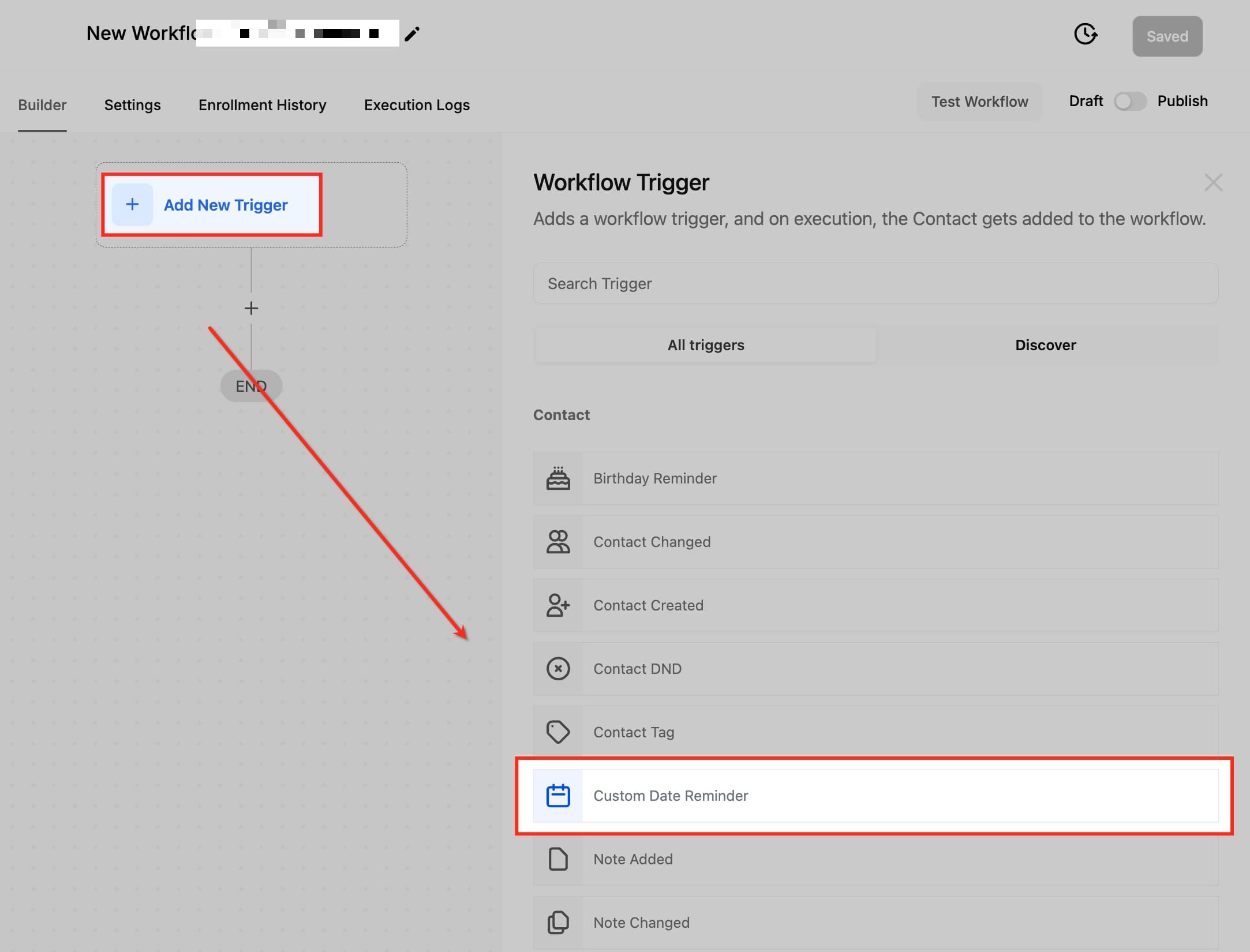 Schermata 2 — Workflow Trigger - Custom Date Reminder