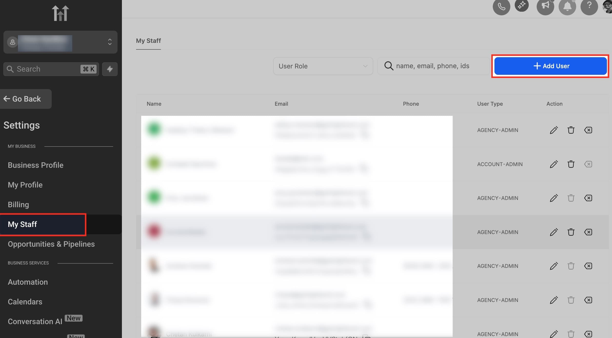 Schermata 1 — Autodetailing – Guida alla Configurazione del Calendario Servizi