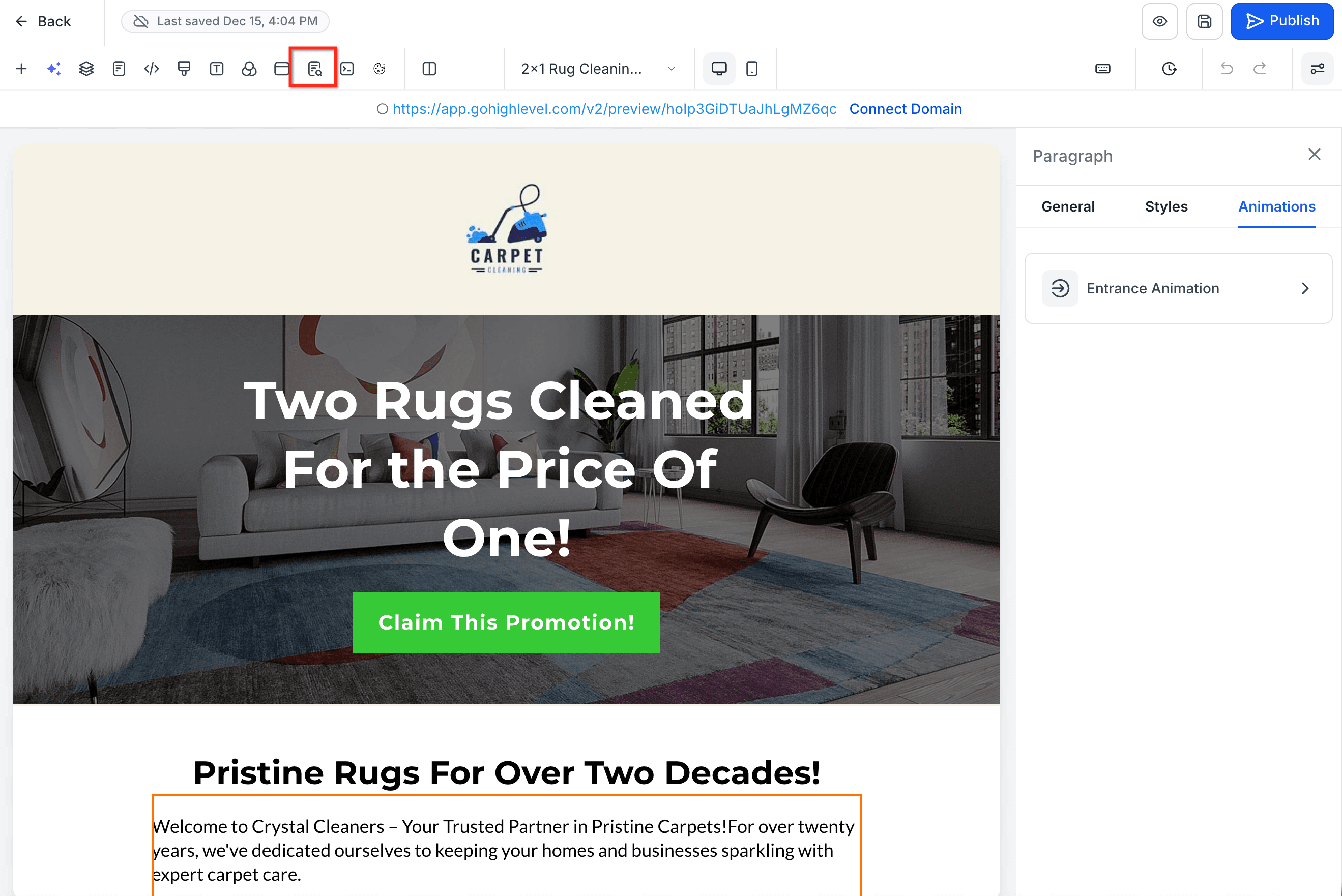 Schermata 7 — Risoluzione dei problemi di indicizzazione URL nei Funnel