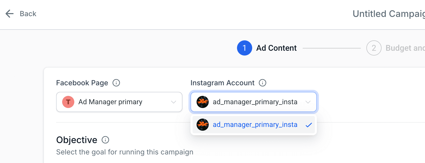 Schermata 2 — Come creare una Campaign Meta con obiettivo Sales per le conversioni