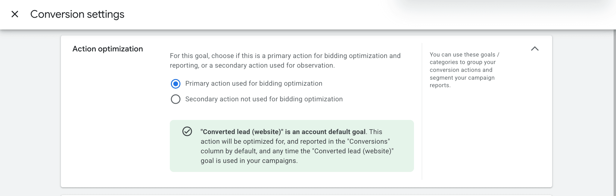 Schermata 11 — Come configurare le Azioni di Conversione Offline di Google Ads (configurazione lato piattaforma Google)