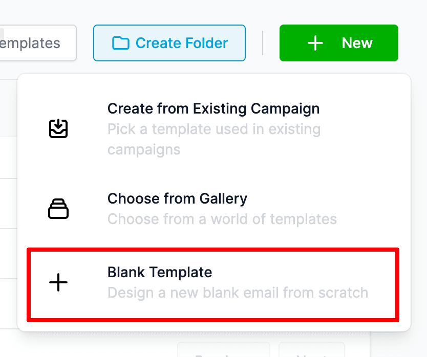 Schermata 1 — Come importare template e Campaign email in HTML