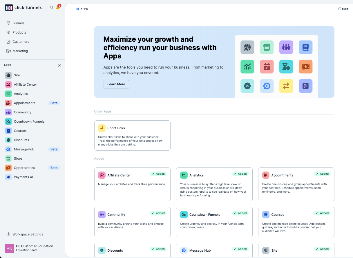 Schermata 2 — Da ClickFunnels a HITLEAD (Guida alla Migrazione)