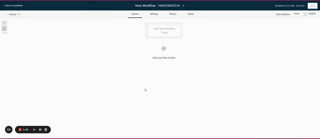Schermata 2 — Tracciare il progresso dello spettatore su un video ospitato nel Funnel