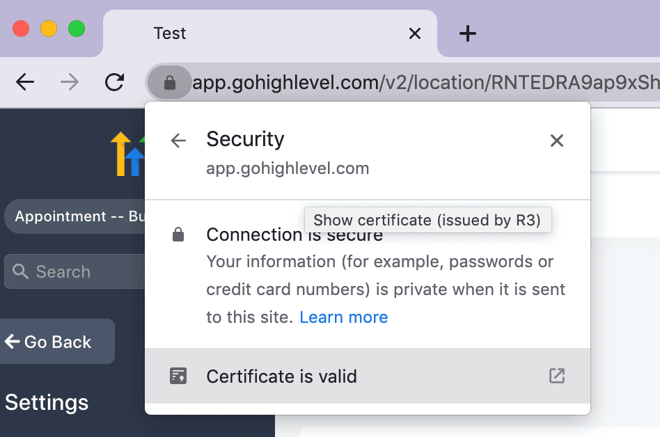 Schermata 3 — Risoluzione dei problemi di accesso