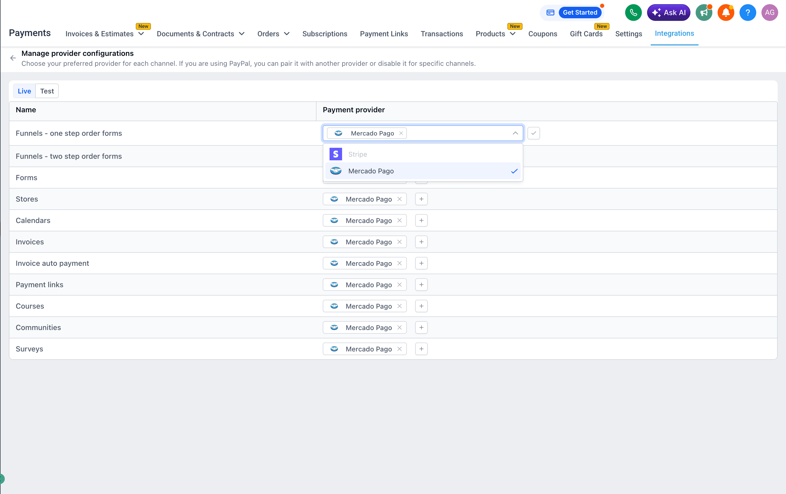 Schermata 11 — Come integrare Mercado Pago per accettare pagamenti?