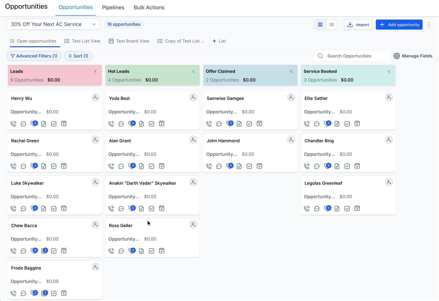 Schermata 4 — Prenotare Appuntamenti sul Calendario Manualmente
