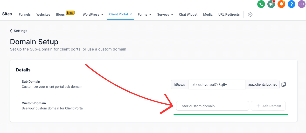 Schermata 1 — Come creare la tua Community Whitelabel