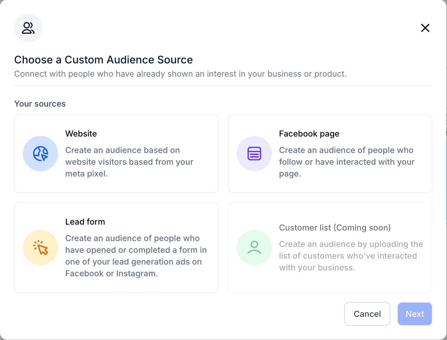 Schermata 3 — Crea audience personalizzate in Ad Manager