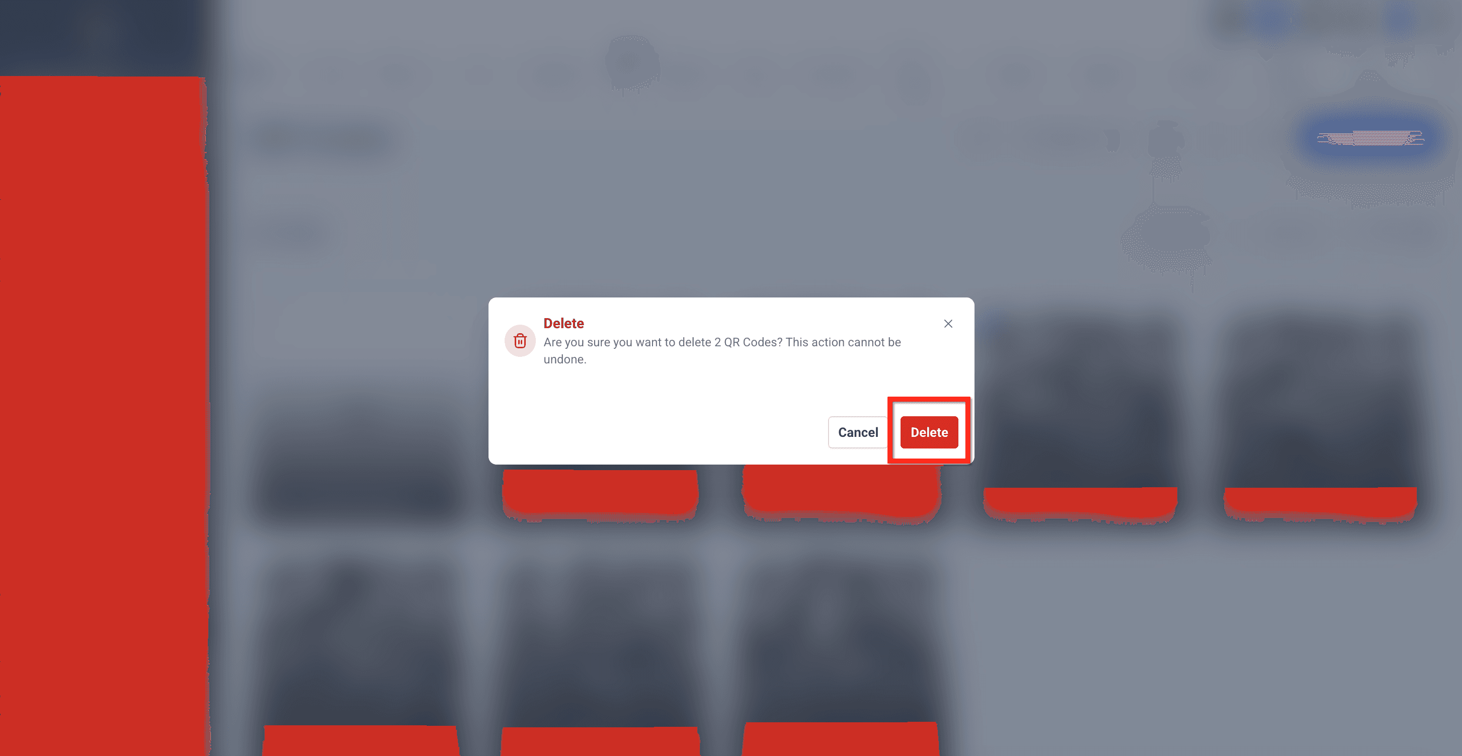 Schermata 10 — Azioni Massive sui QR Code, Rinominazione e Scorciatoia Copia Link