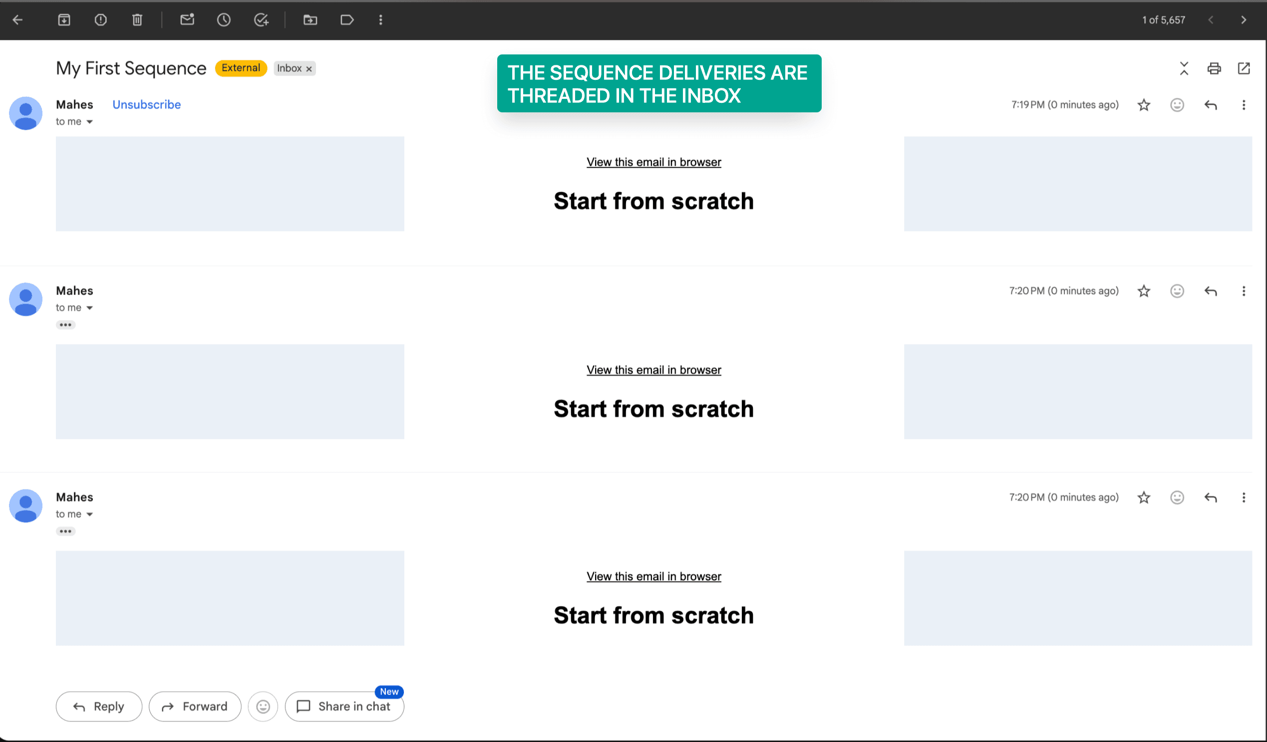 Schermata 6 — Come creare una sequenza email?