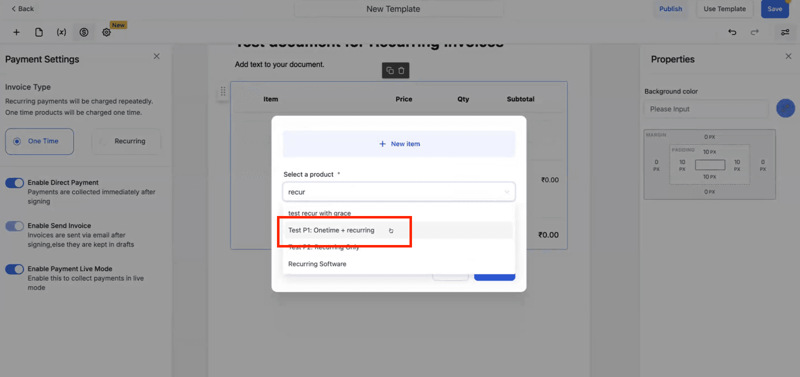 Schermata 6 — Documenti e Contratti: Come automatizzare l'invio di fatture alla firma dei documenti