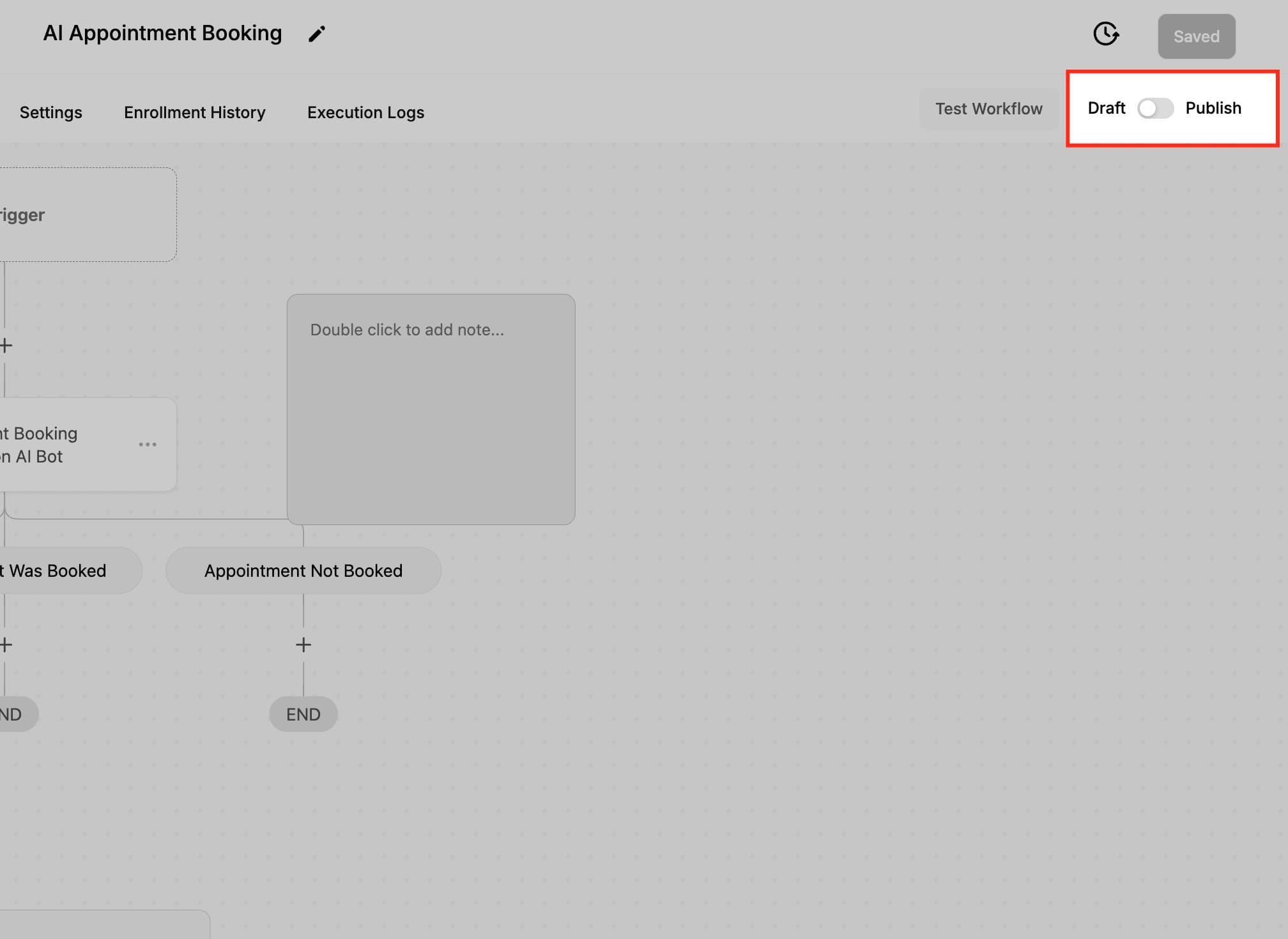 Schermata 9 — Azione Workflow - Aggiorna Campo Contatto