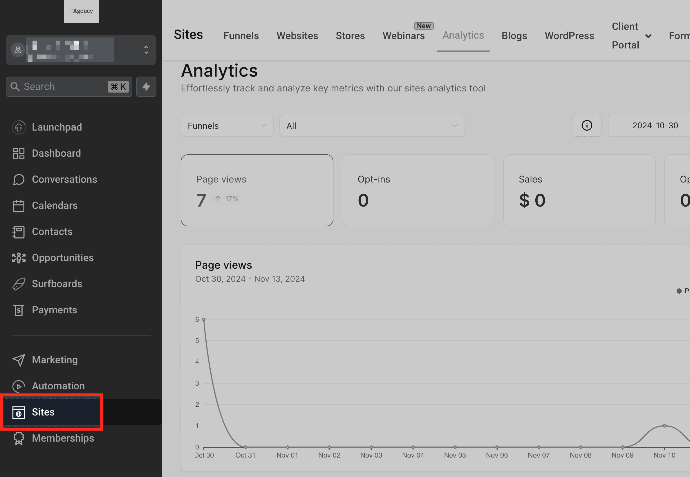 Schermata 1 — Visualizzazioni a Torta nell'Analisi di Funnel e Siti Web