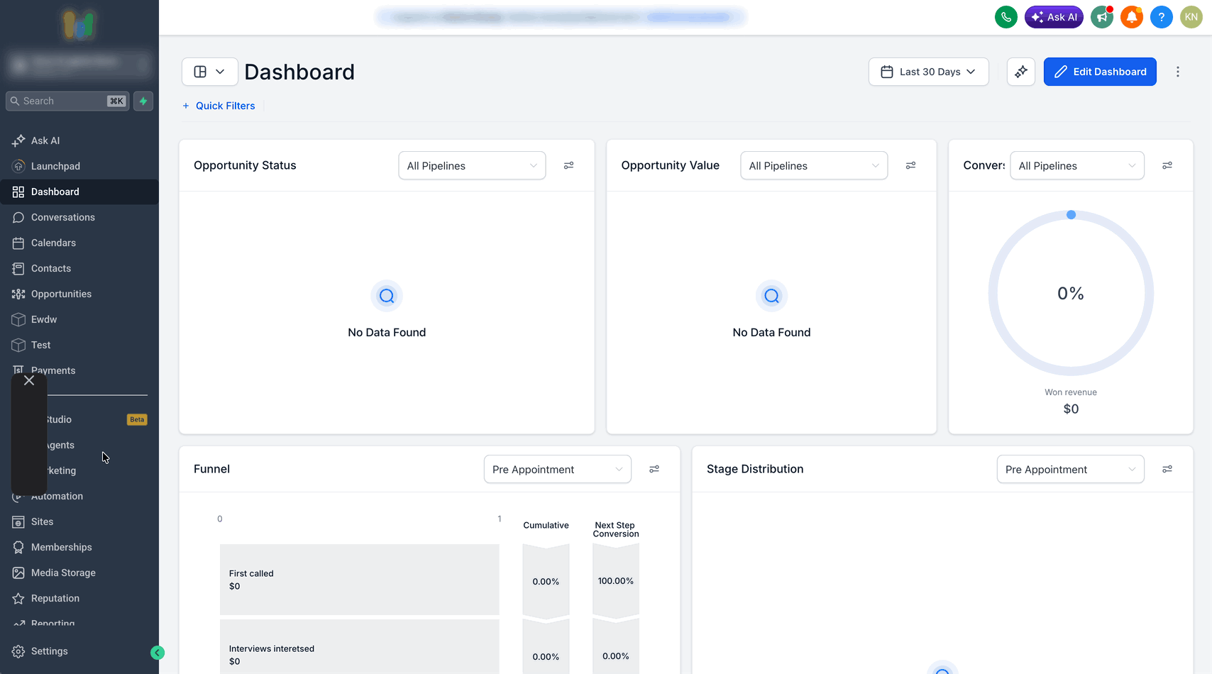 Schermata 10 — Conversation AI - Agent Logs