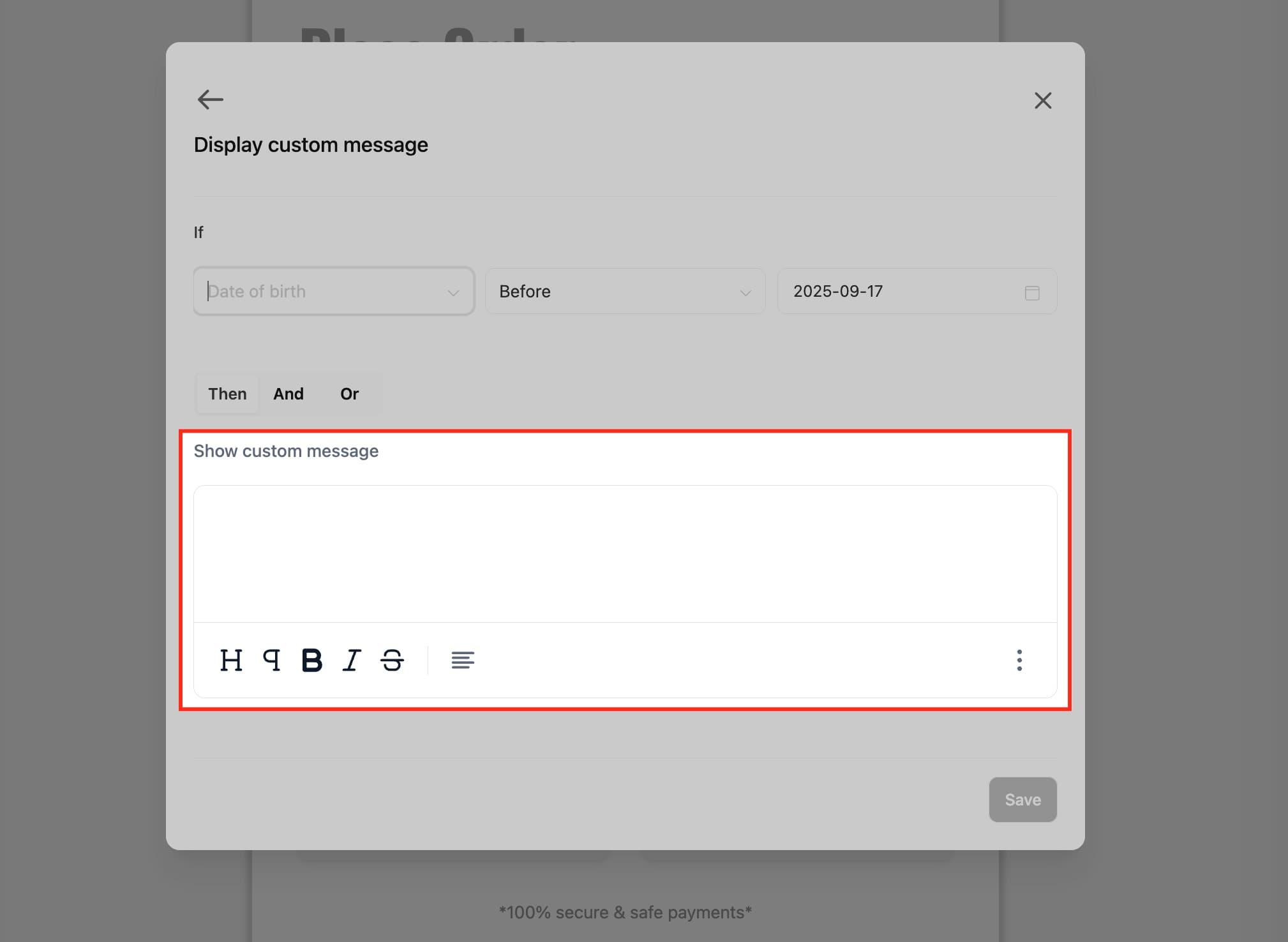 Schermata 5 — Logica Condizionale V2 in Form e Survey!