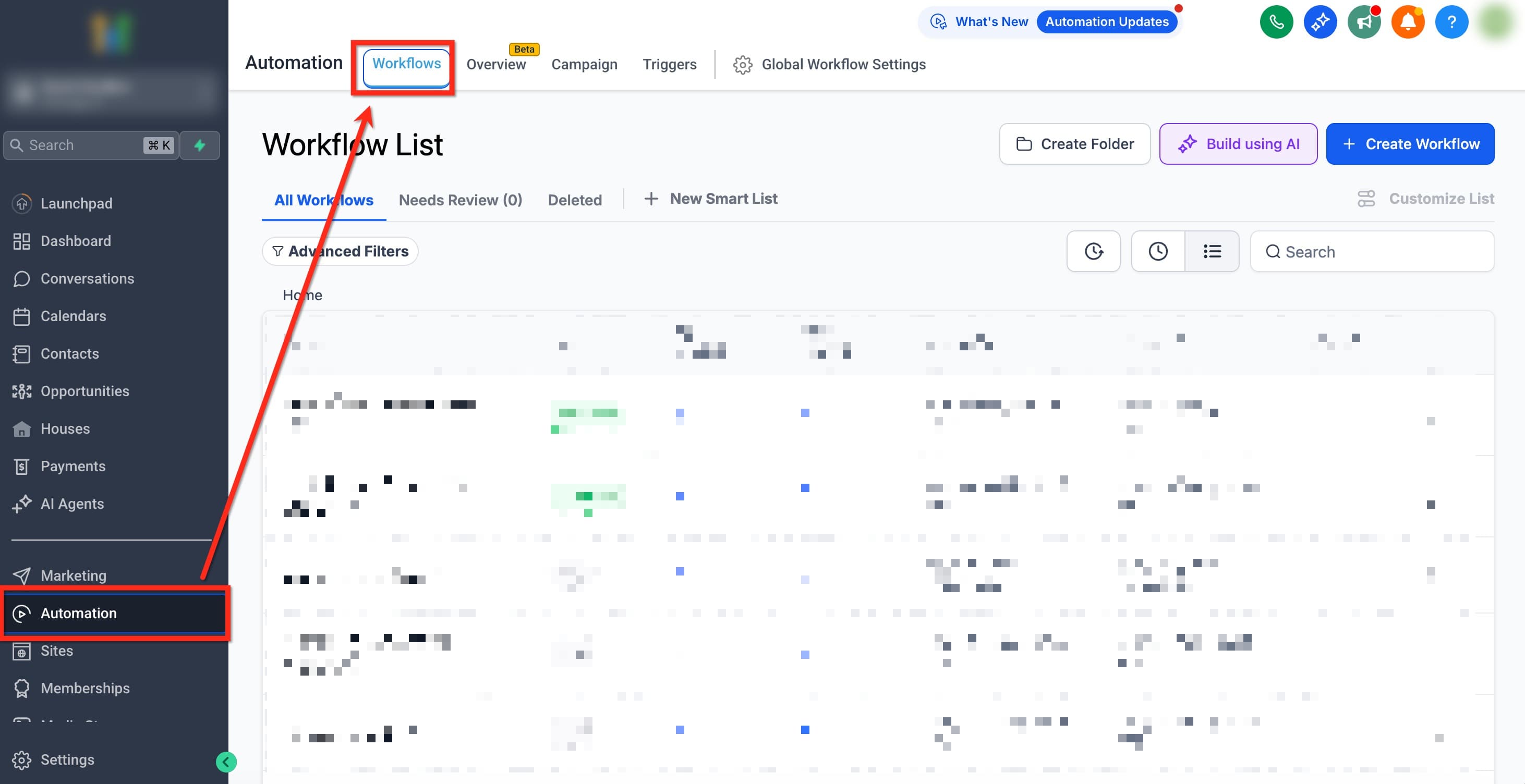 Schermata 2 — Gestione dei Template Email negli Step del Workflow