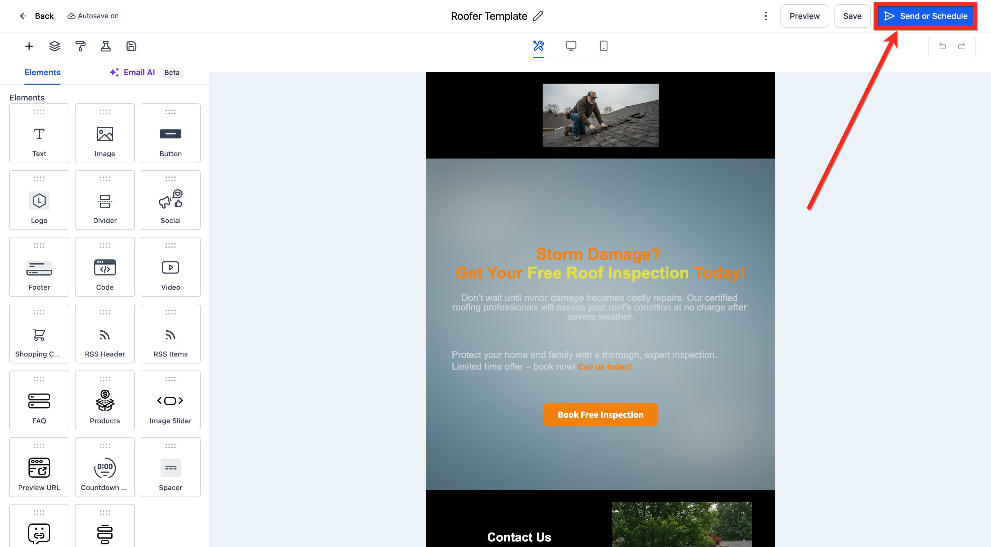 Schermata 4 — Come pianificare le Email Campaign in modalità batch