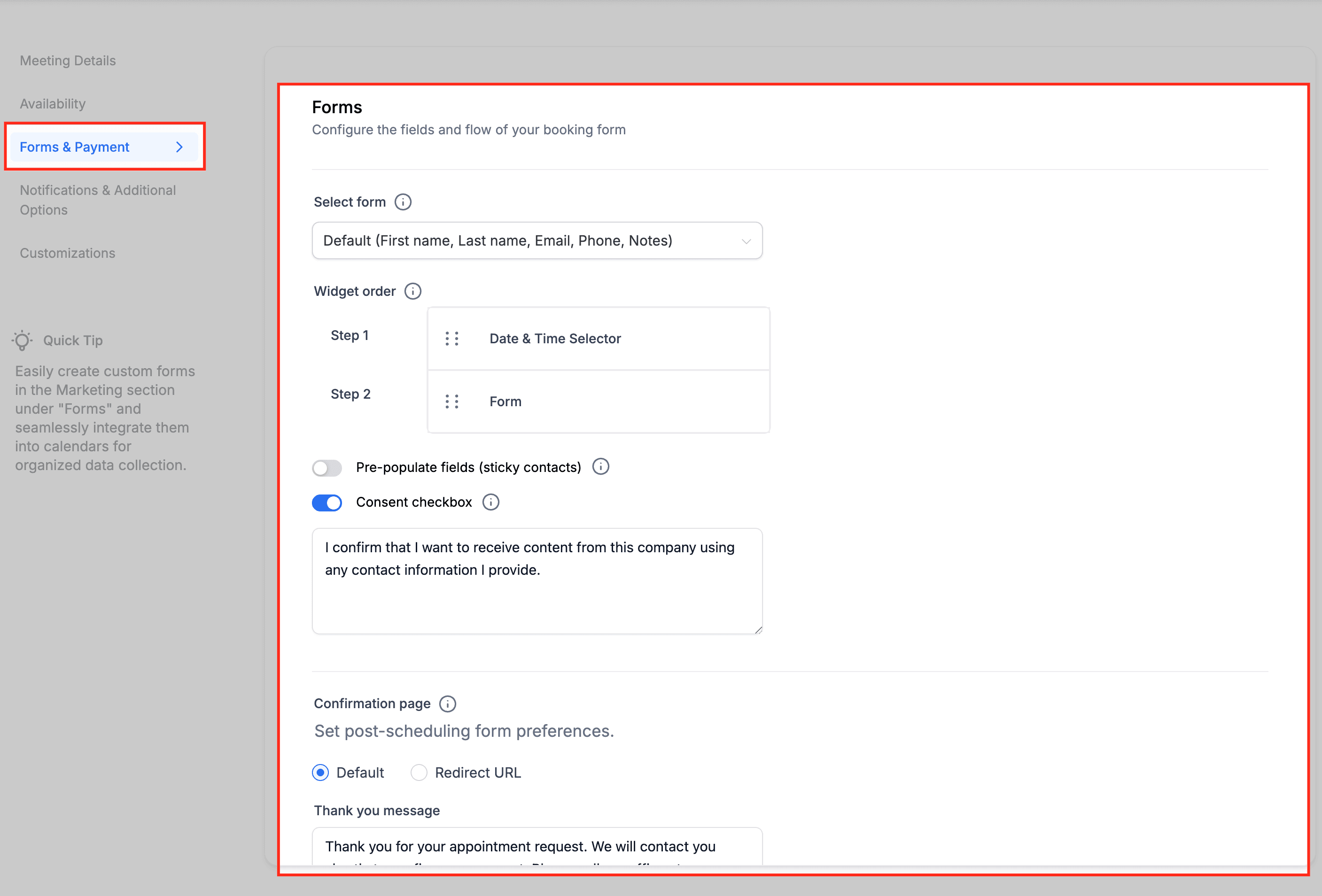 Schermata 16 — Come Creare un Calendario di Prenotazione Classe (Posti, Capacità e Disponibilità Spiegati)