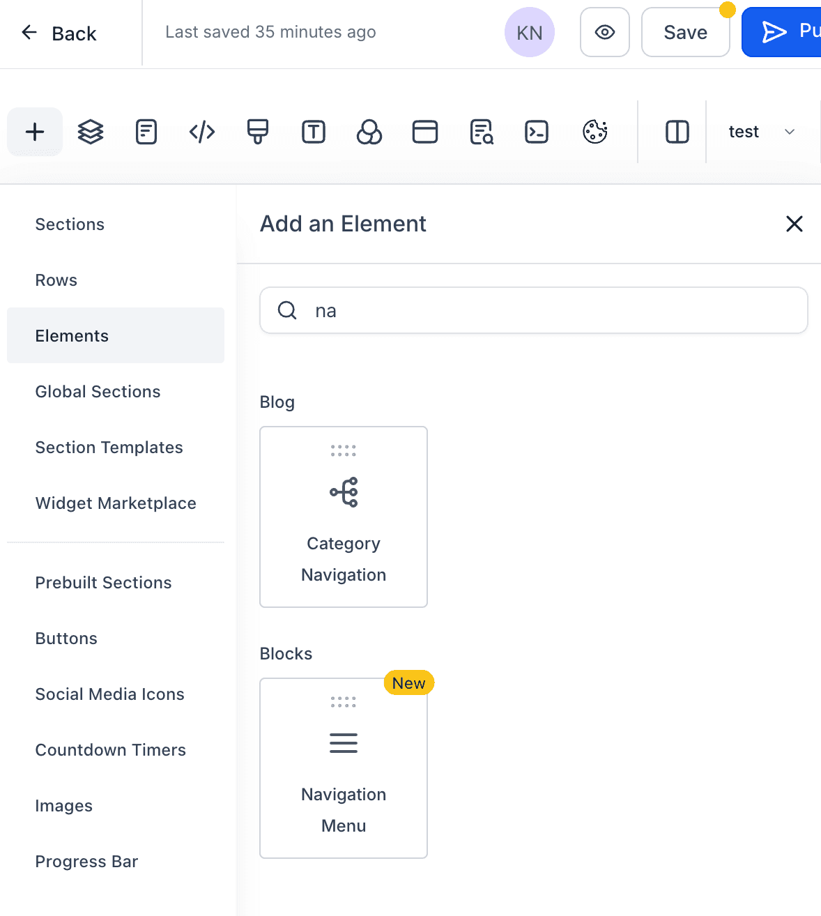 Schermata 3 — Rinnovamento del Menu di Navigazione con Supporto Mega Menu