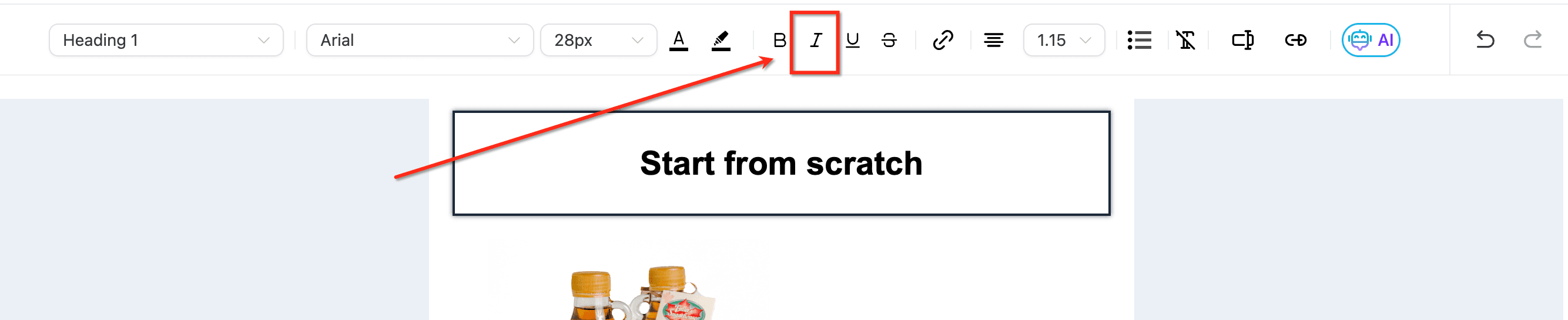 Schermata 37 — Come usare l'Email Builder e il suo Editor Inline