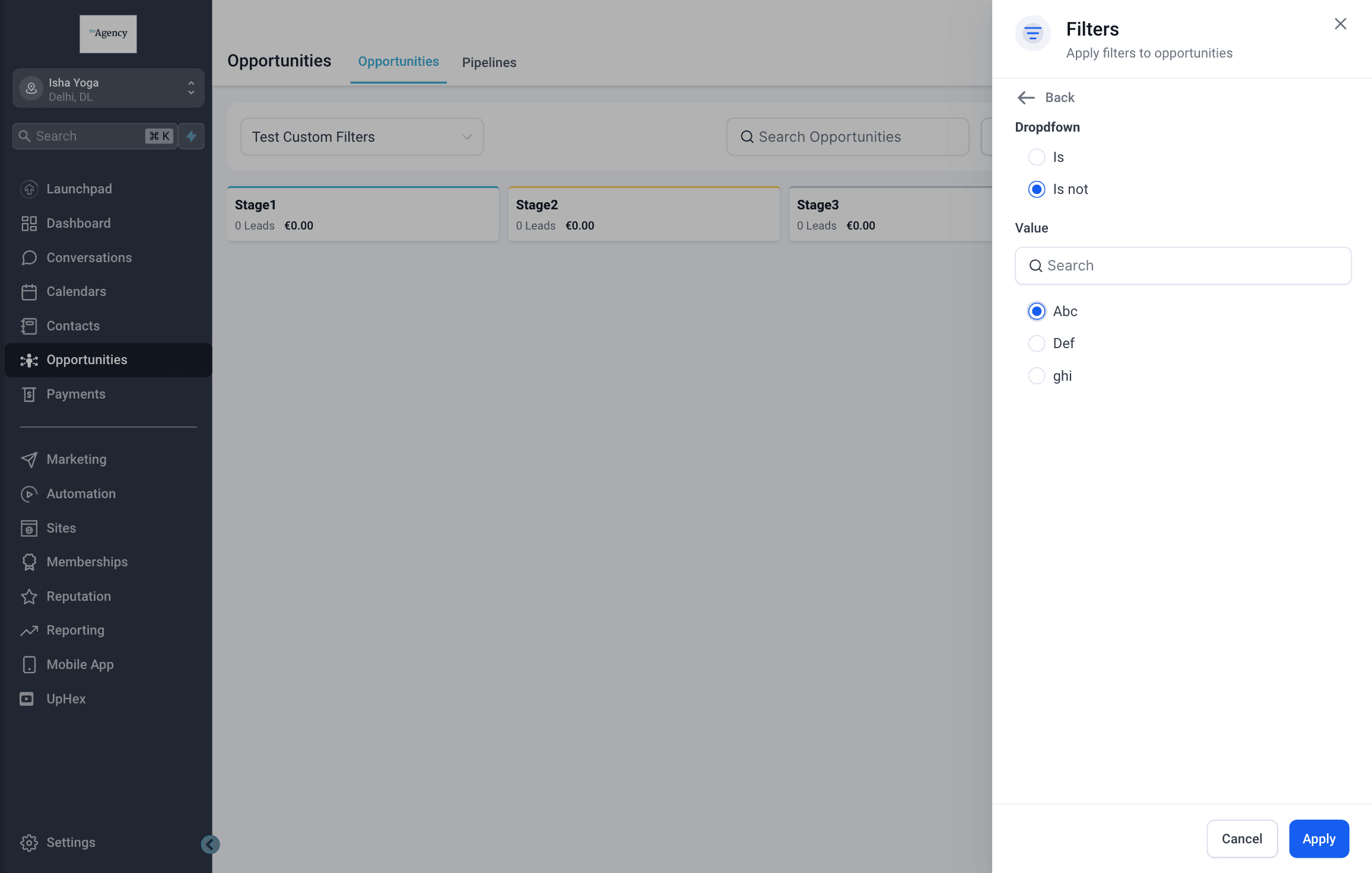 Esempio di attività ripetitive nel workflow di vendita