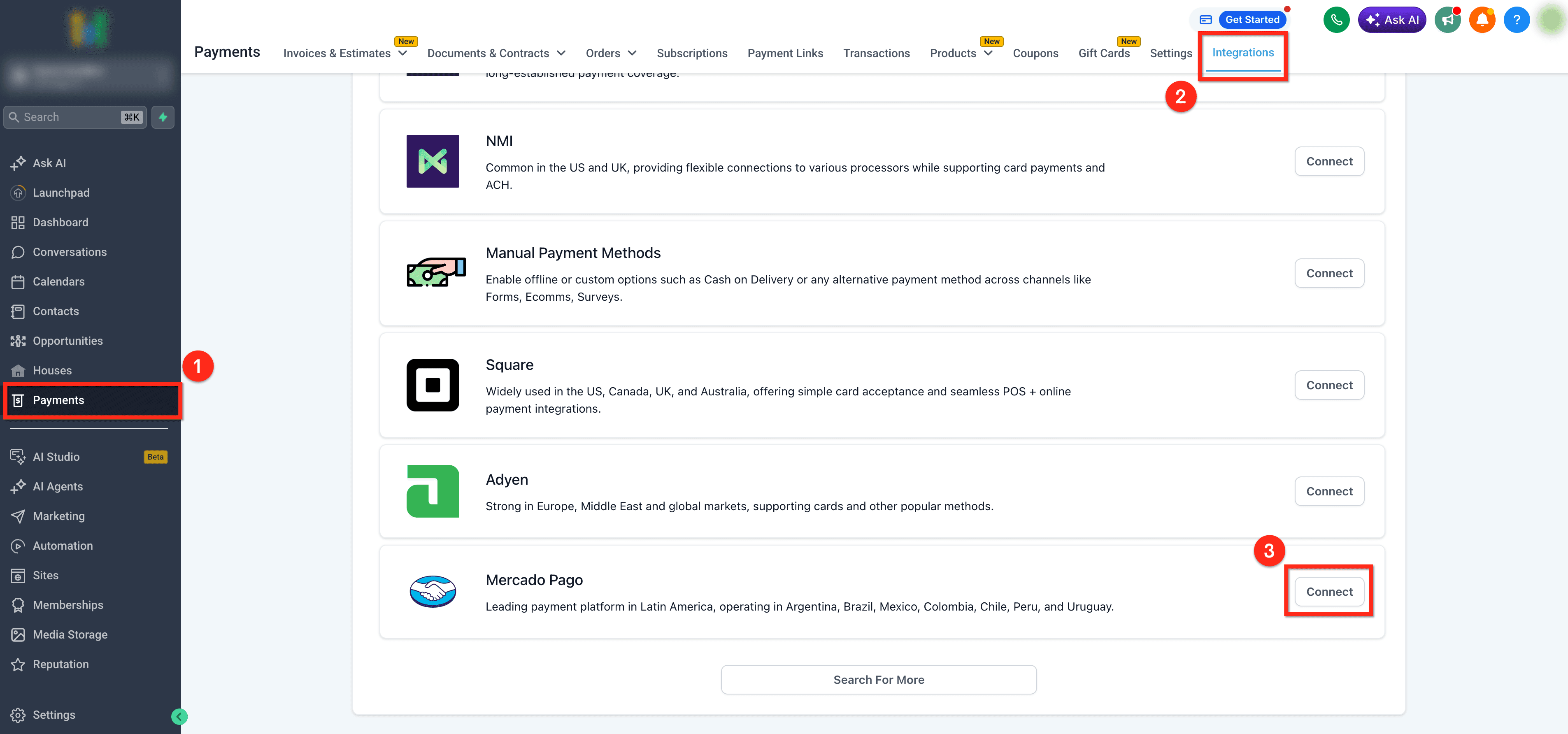 Schermata 2 — Come integrare Mercado Pago per accettare pagamenti?