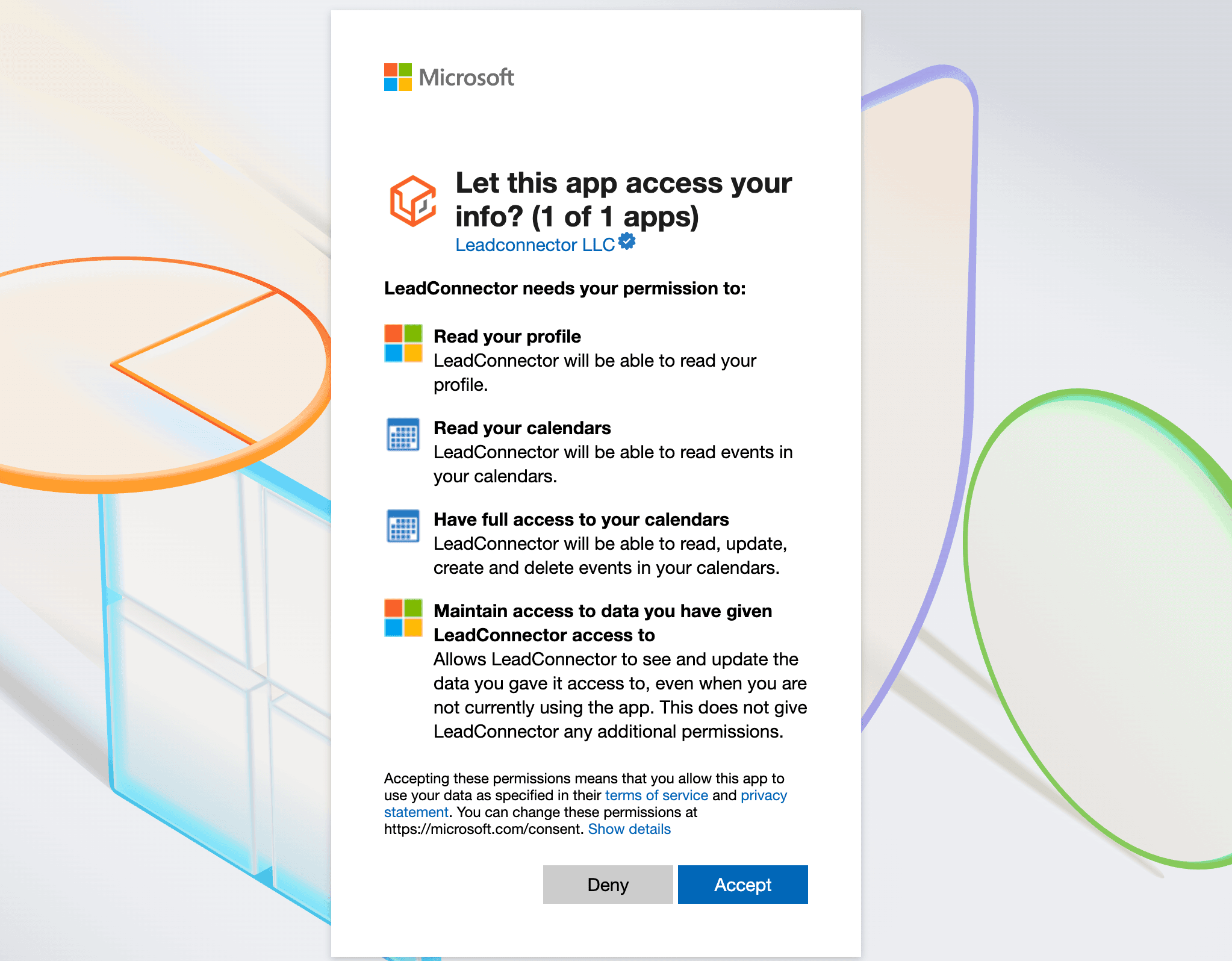 Schermata 4 — Integrare Outlook con i Calendari HITLEAD