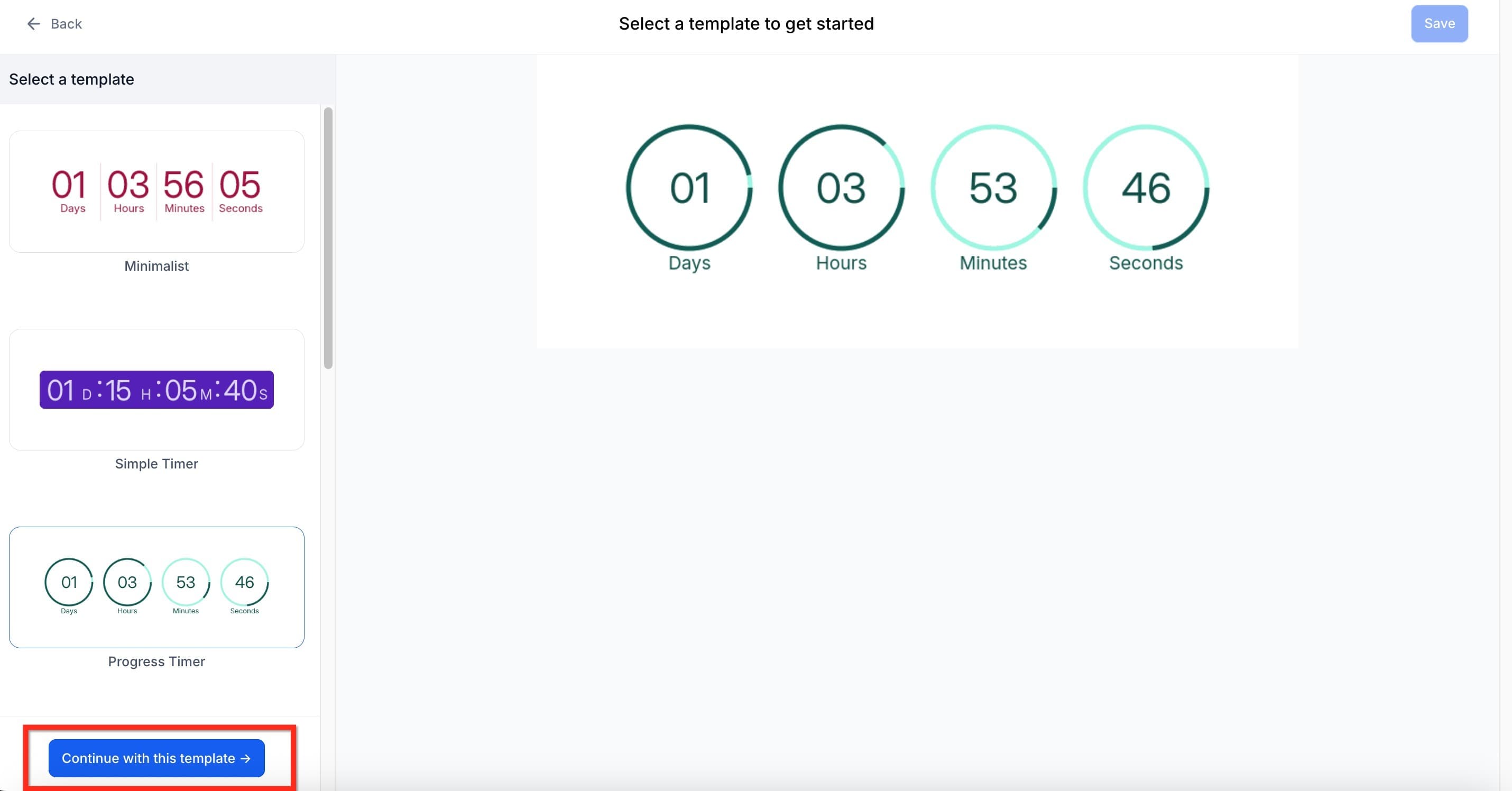 Schermata 2 — Come usare i Countdown Timer nei Funnel?