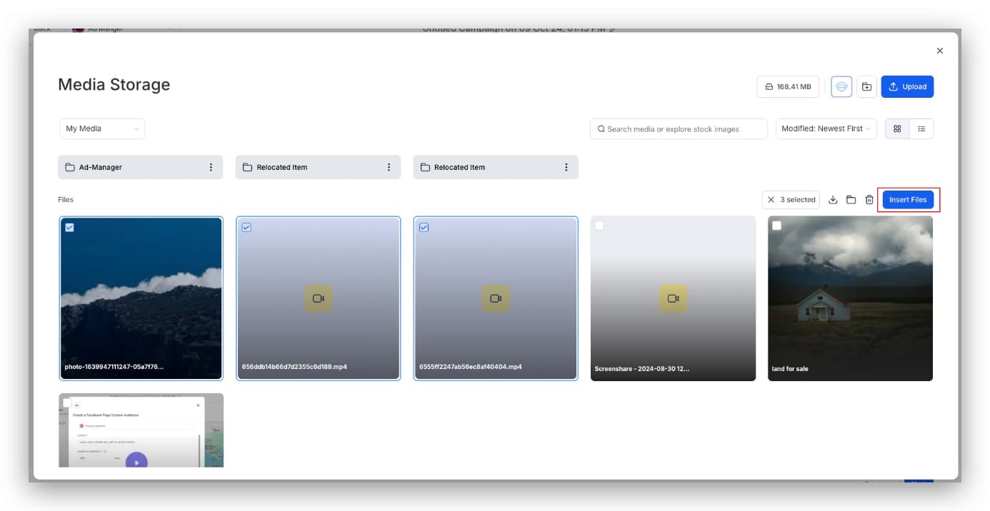 Schermata 2 — Annunci Carousel in Ad Manager